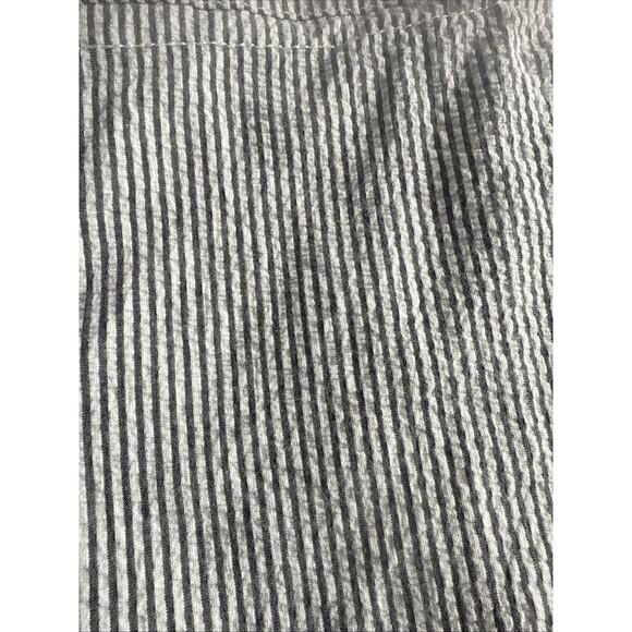 Magaschoni Gray And White Stipend Capri Pants Size 14 - Picture 5 of 5